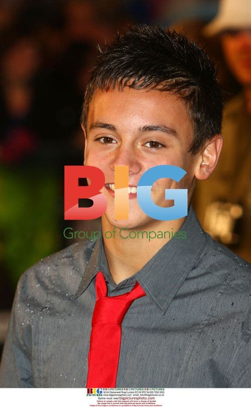 Tom Daley at Madagascar Premiere in London