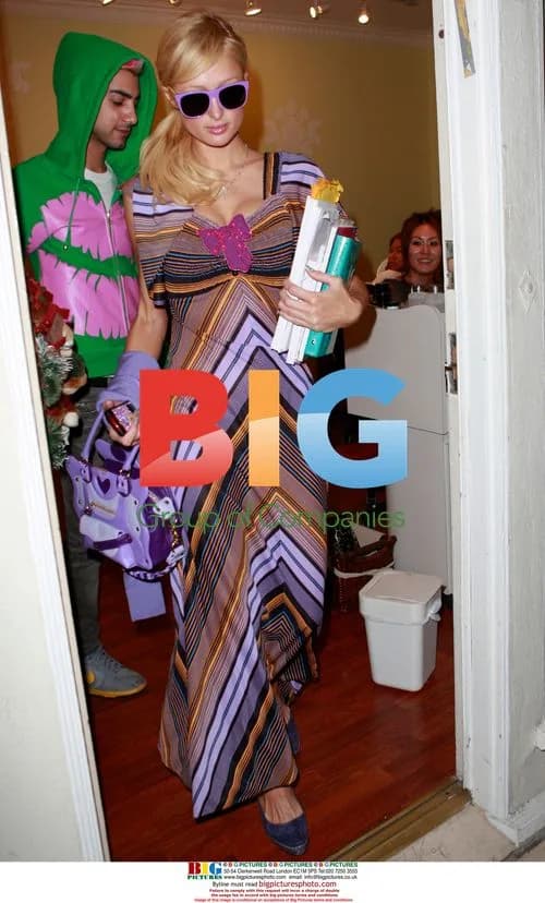 Paris Hilton at Marie Nails in LA