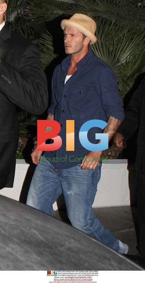 David Beckham at Hard Rock Hotel in Vegas