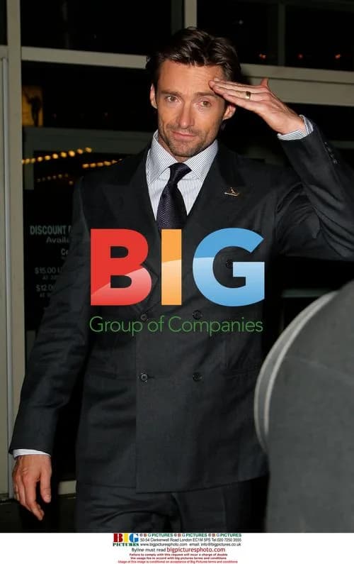Hugh Jackman signs autographs at movie screening