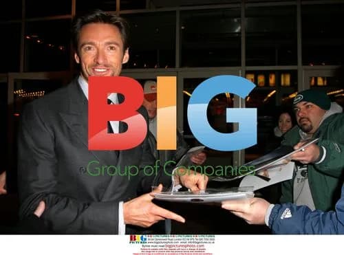 Hugh Jackman signs autographs in NYC