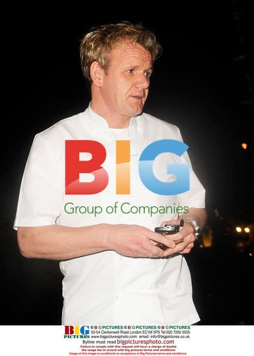 Gordon Ramsay Leaving London Restaurant
