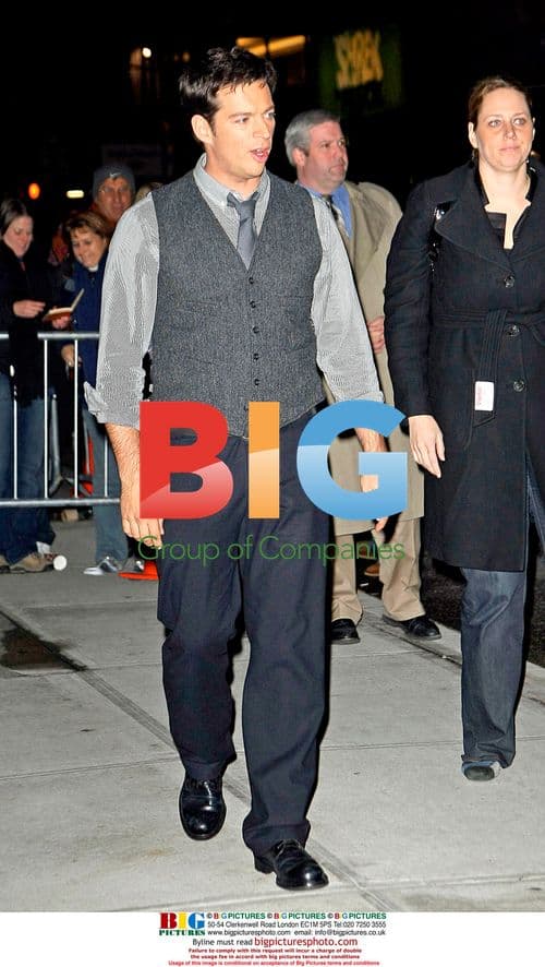 Harry Connick Jr. arrives at CBS in NYC
