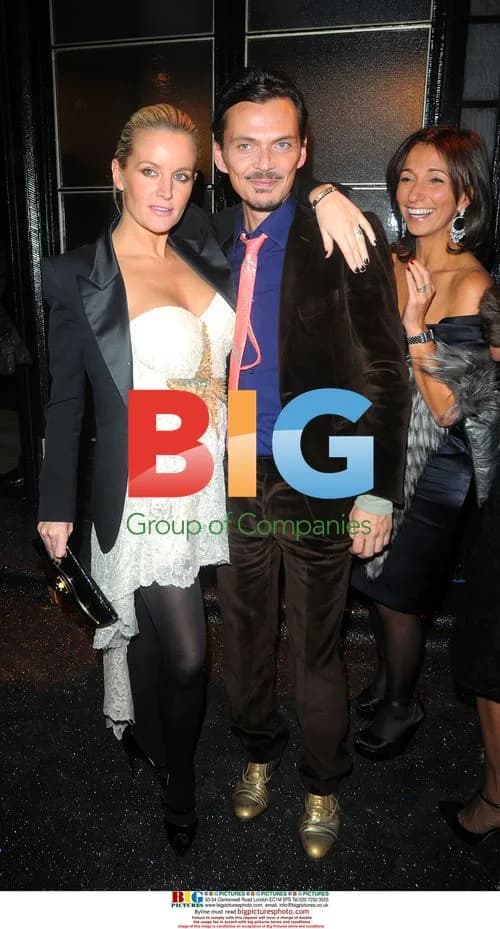 Davinia Taylor and Mathew Williamson leave British Fashion Awards 2008