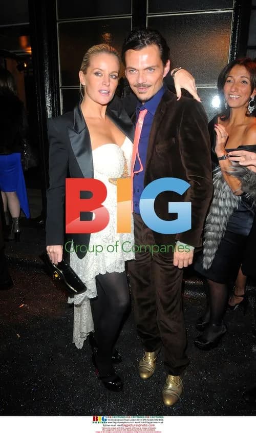 Davinia Taylor and Mathew Williamson leave 2008 British Fashion Awards