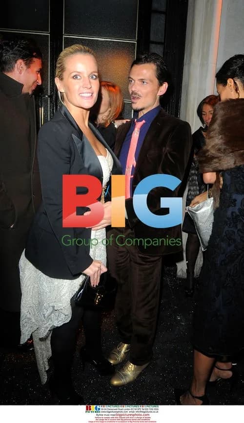 Davinia Taylor and Mathew Williamson at British Fashion Awards 2008