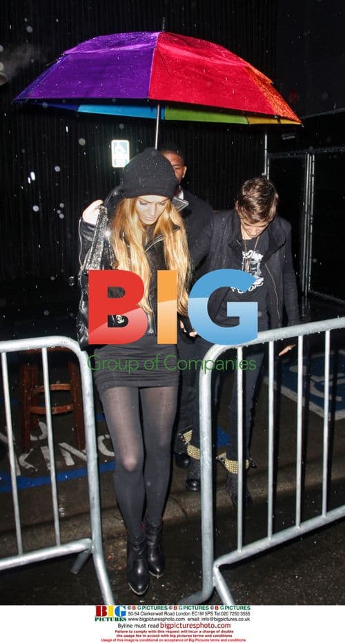 Lindsay Lohan and Samantha Ronson Leaving Club