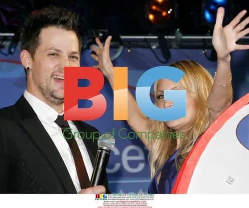 Nicole Richie and Joel Madden at UNICEF Snowflake Lighting