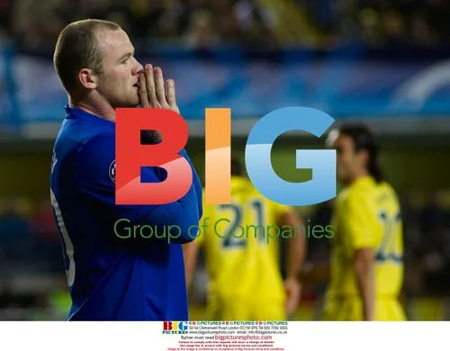 Wayne Rooney at Villarreal vs Manchester United match