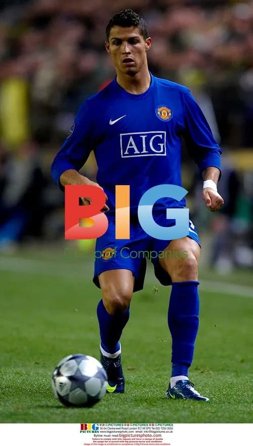Cristiano Ronaldo at Villareal vs Man United