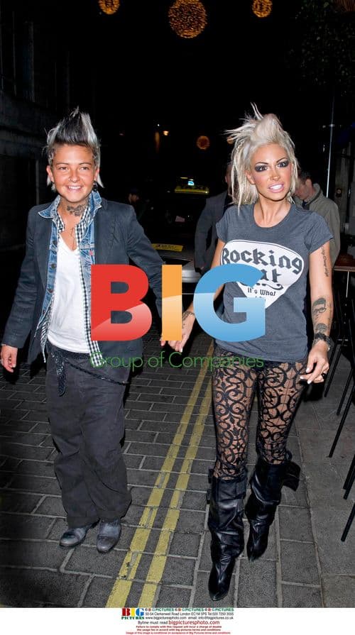 Jodie Marsh and Nina at Volstead club