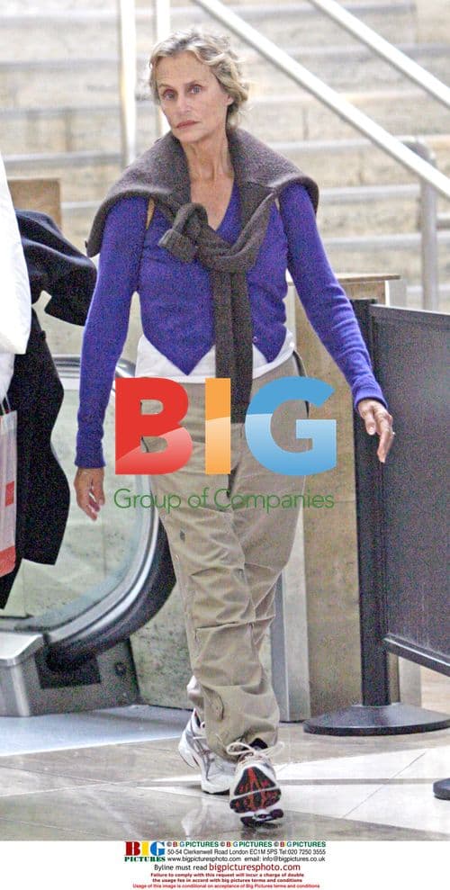 Lauren Hutton arrives at LAX