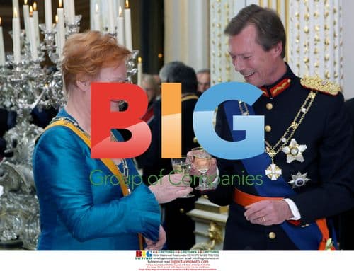 Finnish president with Luxembourg royals