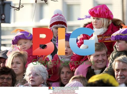 Dutch Royal Family Greets Santa
