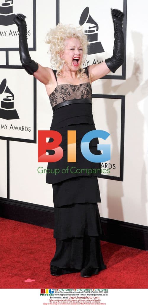 Cyndi Lauper at 50th Grammys