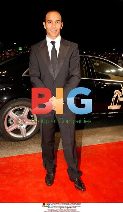 Lewis Hamilton at Bambi Awards in Germany