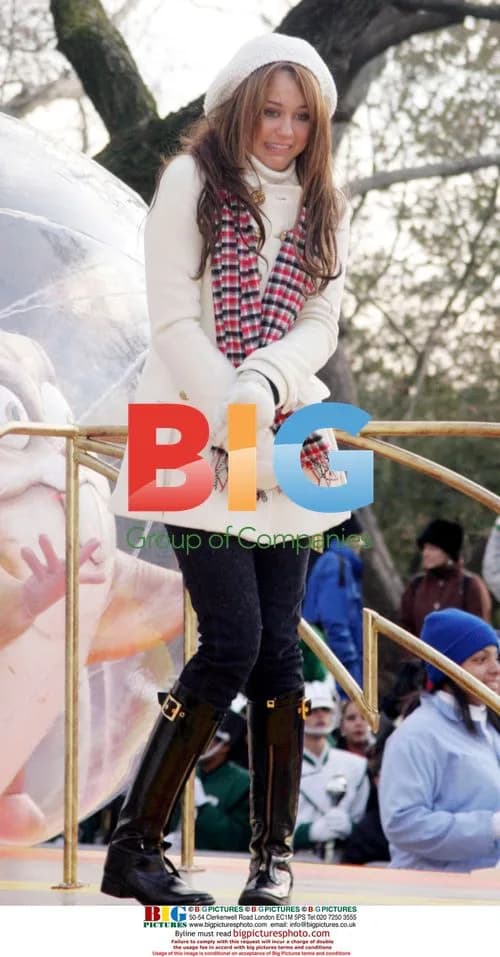 Miley Cyrus at Macy's Thanksgiving Day Parade