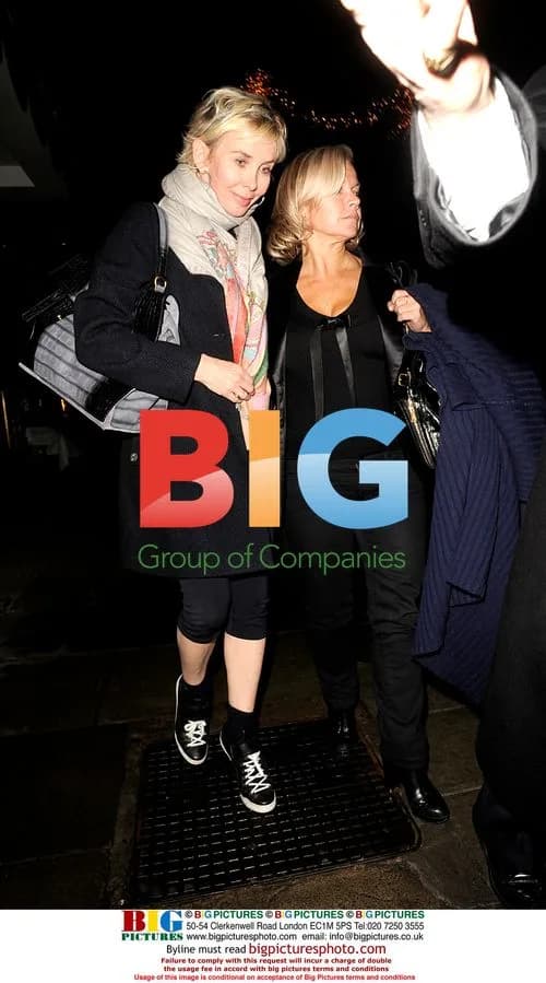 Trudie Styler leaving Scotts restaurant, London