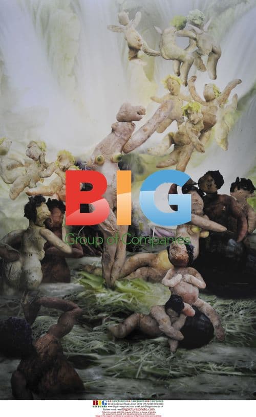 Artist JuDuoqi's vegetable paintings