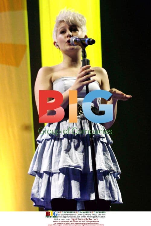 Stine Bramsen of Alphabeat at Girl Guides 'Big Gig' 2008