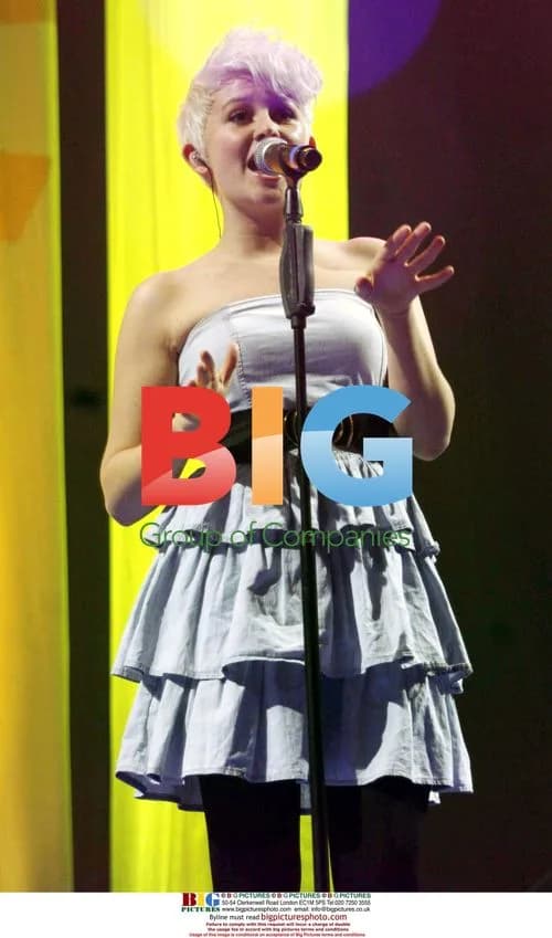 Stine Bramsen of Alphabeat at Girl Guides 'Big Gig'