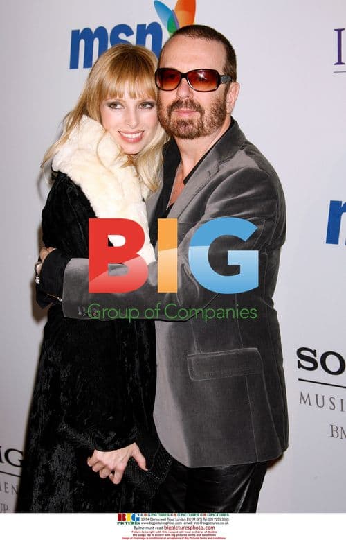 Dave Stewart and Anoushka Fisz at 2008 Pre-Grammy Party