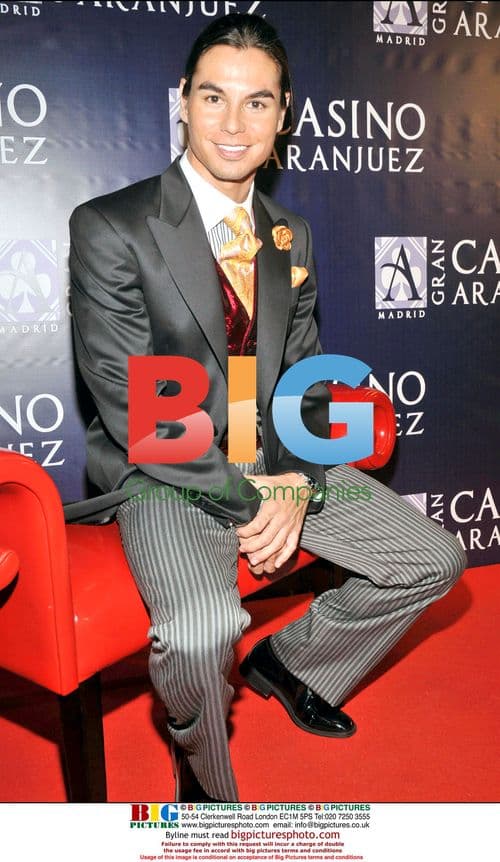 Julio Jose Iglesias and Vanessa Romero at Fashion Show