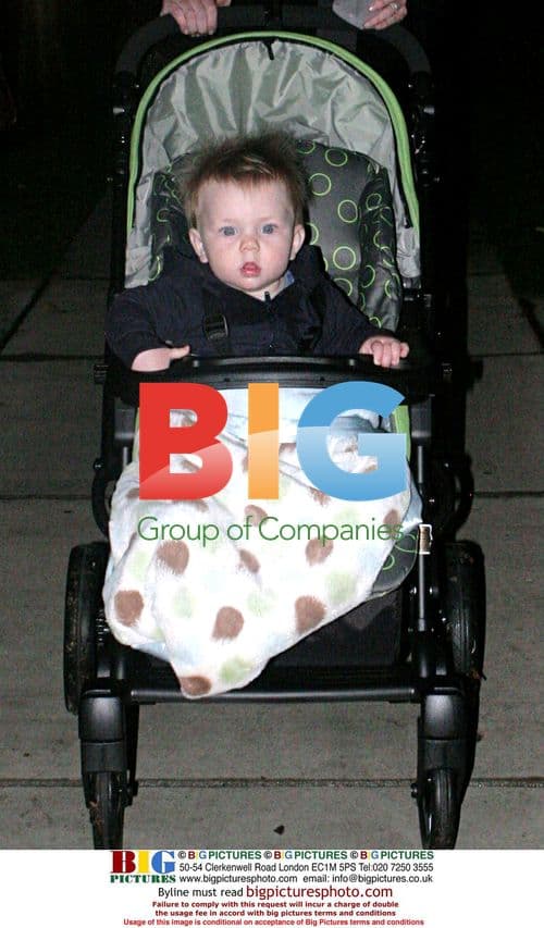 Courtney Thorne Smith and son Jacob on stroll in Santa Monica