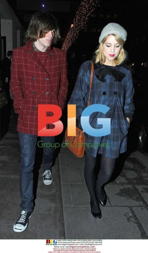 Peaches Geldof and husband leave hotel in London