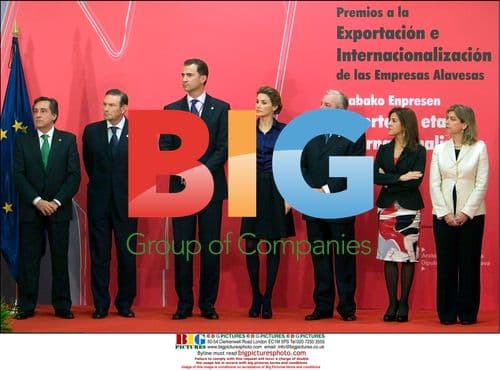 Prince and Princess of Asturias at Alava awards