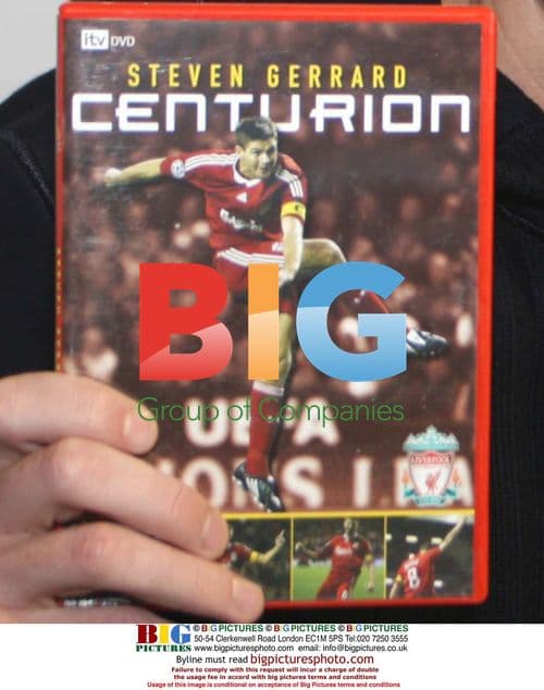 Steve Gerrard Celebrates 100 Liverpool Goals