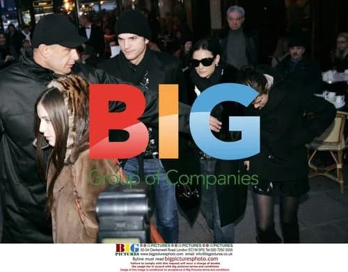 Celeb family at Paris event