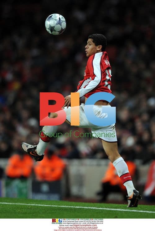 Denilson of Arsenal during Champions League match