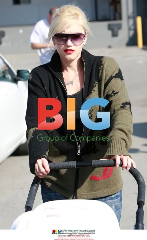Gavin Rossdale and Gwen Stefani shopping with sons