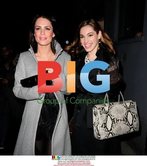 Kelly Brook and Susan Amy leaving theatre