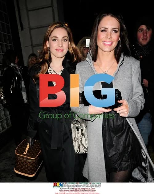Kelly Brook and Susan Amy Leaving the Theatre