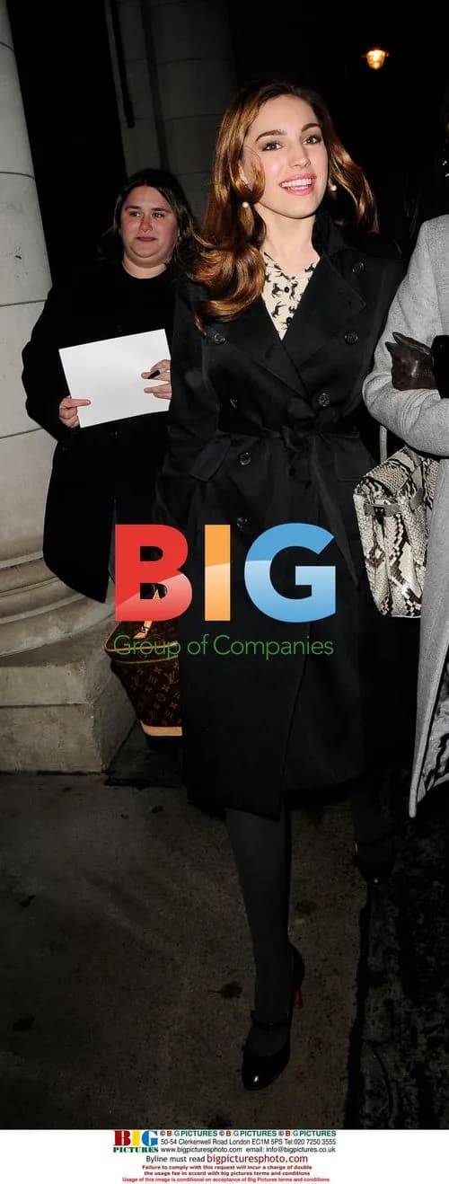 Kelly Brook and Susan Amy leaving theatre