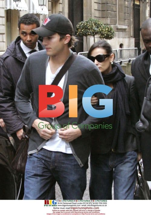 Demi Moore Family Leaves Crillon Hotel in Paris