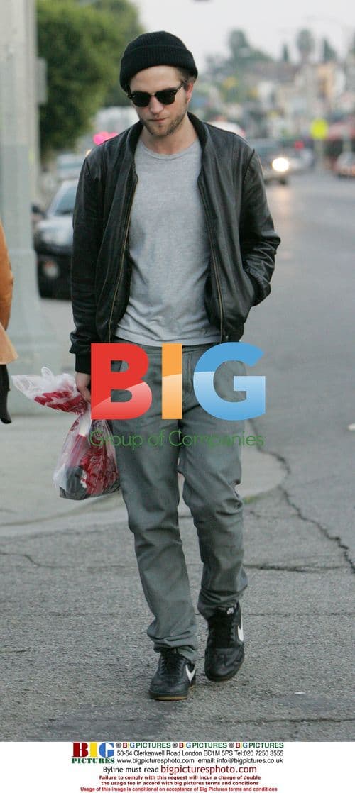 Robert Pattinson shops in Melrose, CA
