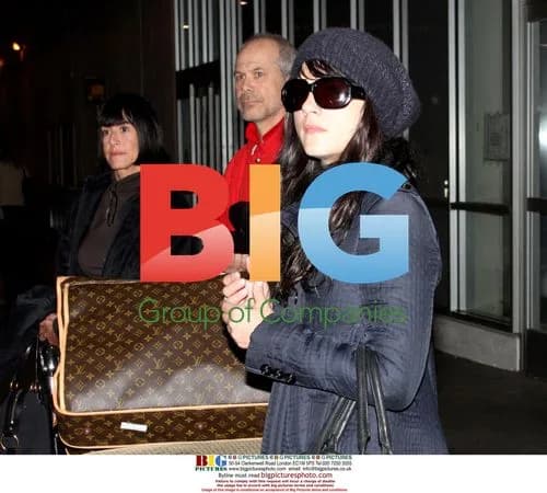 Selma Blair Waits for Limo at LAX