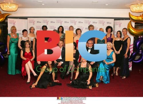 Jonathan Ansell and Lesley Joseph at Breast Cancer Care fashion show