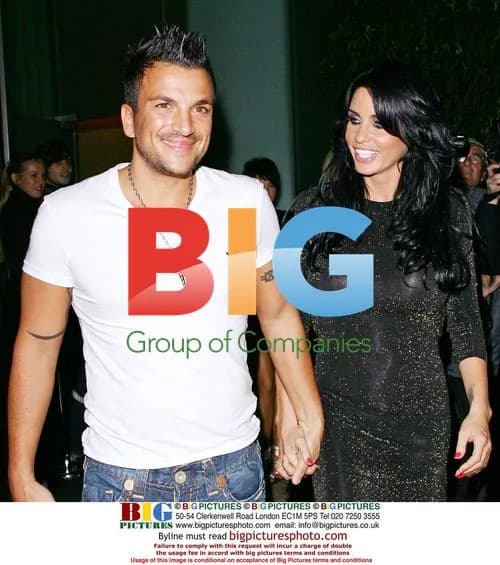 Katie Price and Peter Andre at Bungalow 8