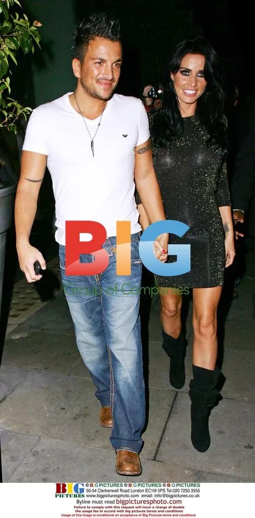 Katie Price and Peter Andre at Bungalow 8