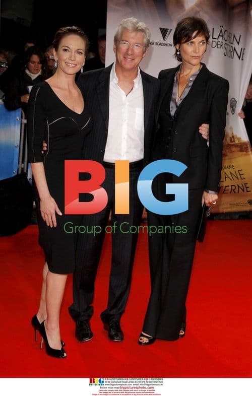 Diane Lane, Richard Gere and Carey Lowell at Premiere in Berlin
