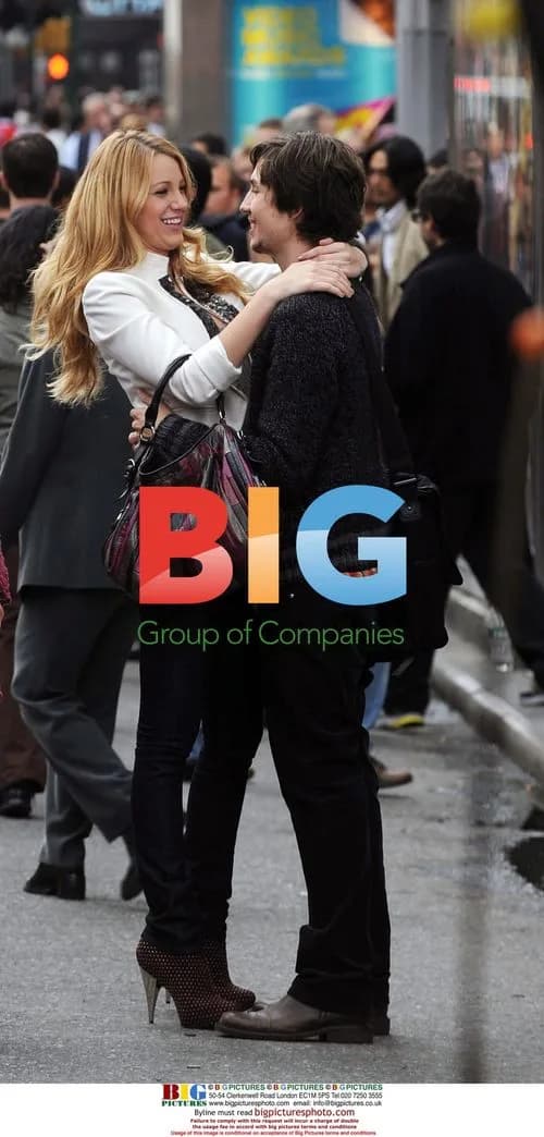 Blake Lively and John Patrick Amedori film 'Gossip Girl' in NYC
