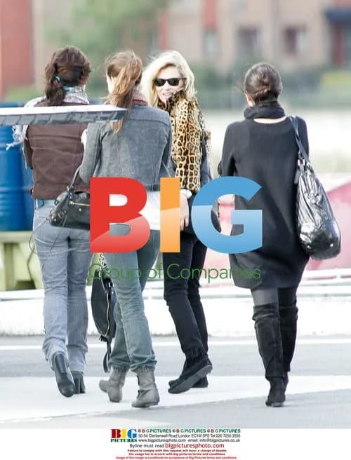 Kate Moss at London Heliport