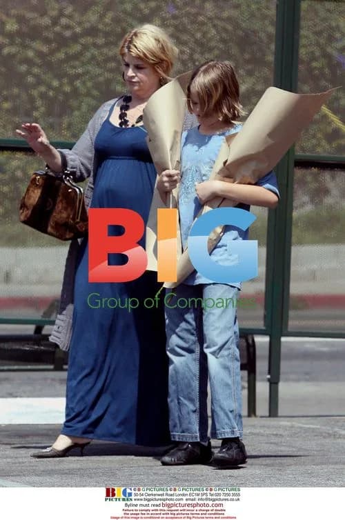 Kirstie Alley shopping for flowers in LA