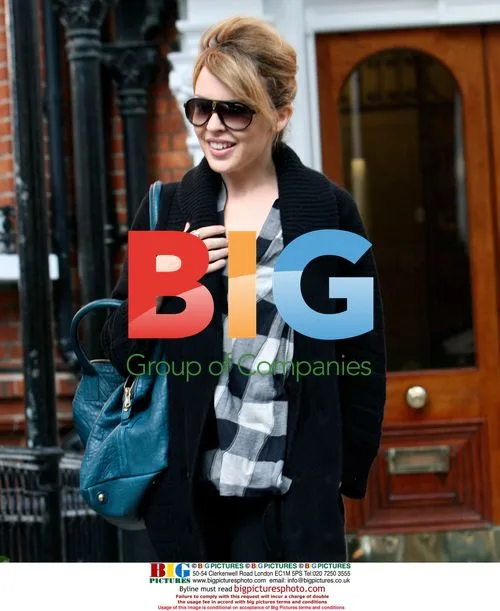 Kylie Minogue goes shopping in London
