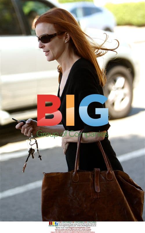 Marcia Cross smiling after dentist visit