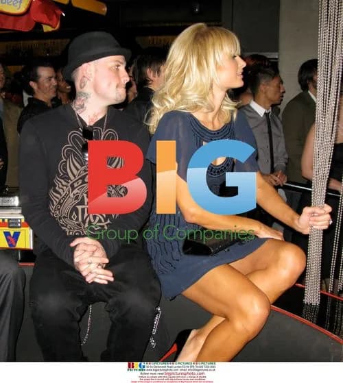 Paris Hilton and Benji Madden at MTV series launch